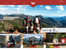 Tablet Screenshot of motorradtoursperu.com